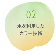 02水を利用したカラー技術